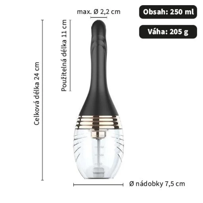 BASIC X automatická vibrační anální sprcha