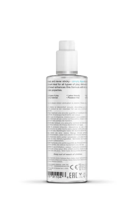 Wicked Simply Aqua Lubrikační gel 120 ml