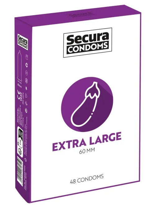 Secura kondomy Extra Large 48 ks