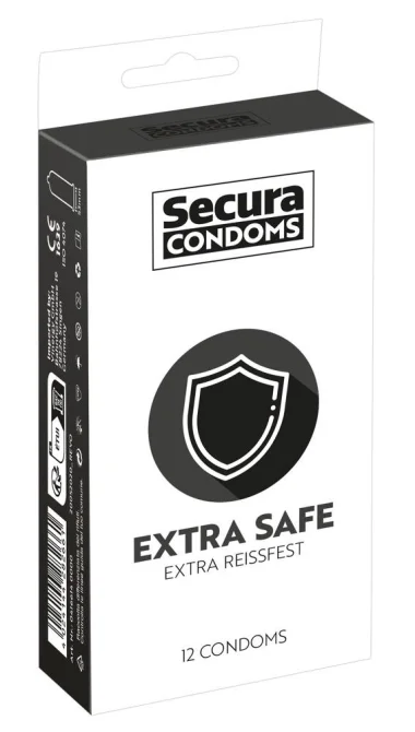 Secura kondomy Extra Safe 12 ks