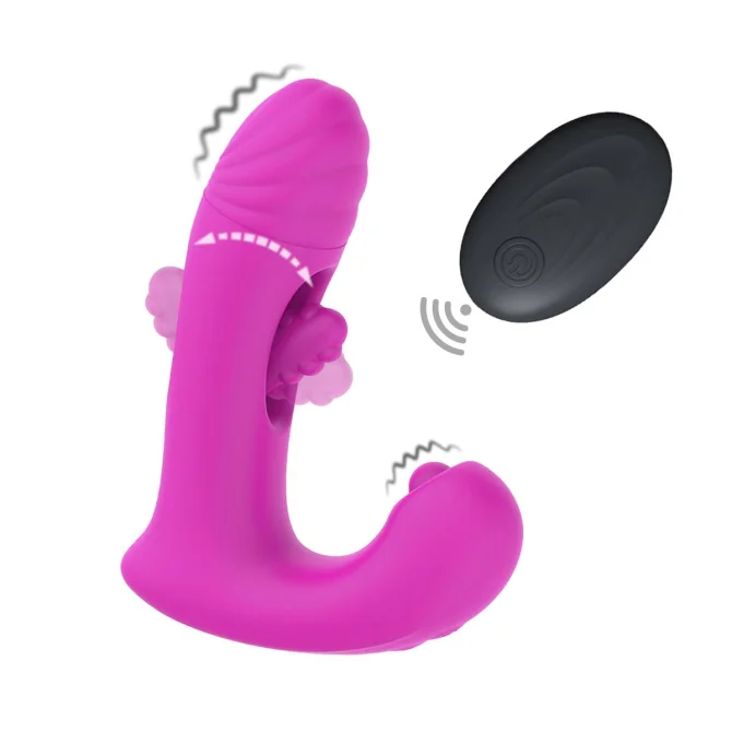 BASIC X TickTack vibrátor do kalhotek růžový