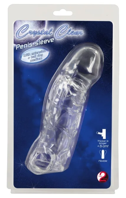 Crystal Clear Prodlužující návlek na penis