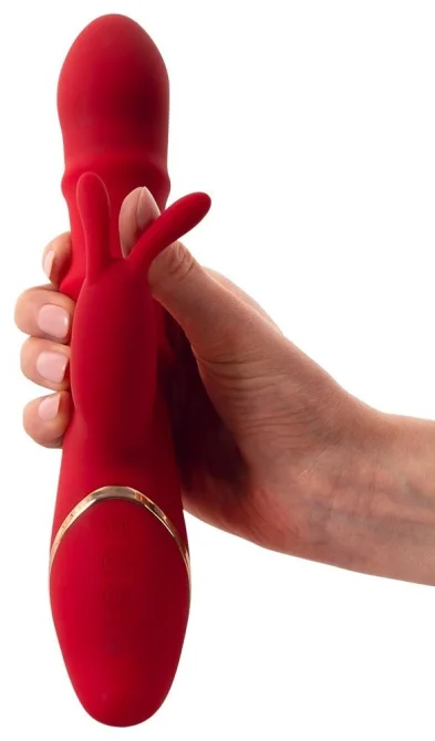 You2toys Rabbit vibrátor se 3 pohyblivými prstenci