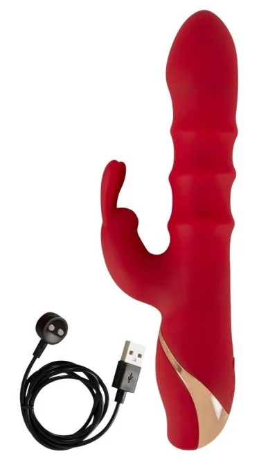You2toys Rabbit vibrátor se 3 pohyblivými prstenci