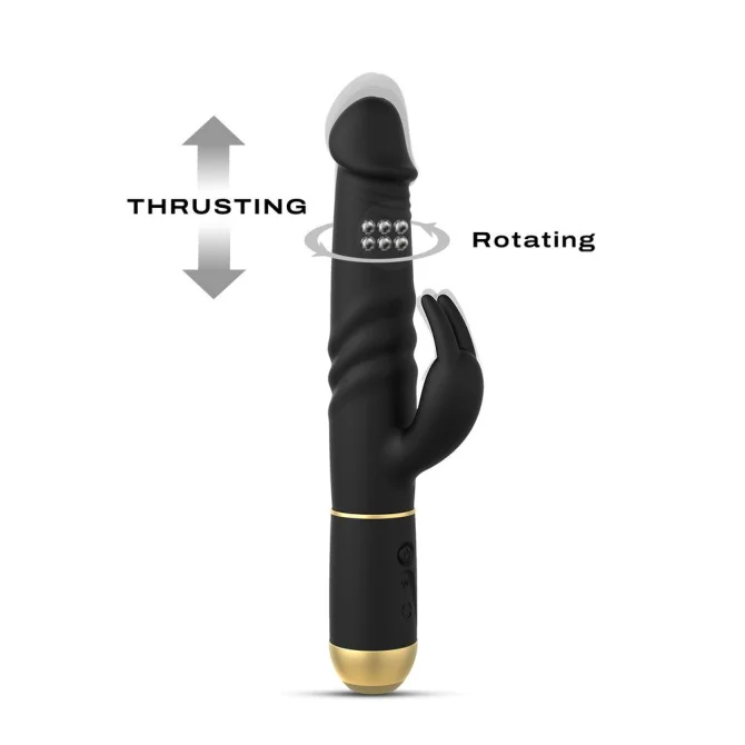 DORCEL Furious rabbit 2.0 vibrátor - černý