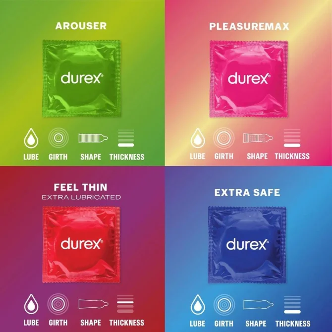 Durex kondomy Surprise Me 40 ks