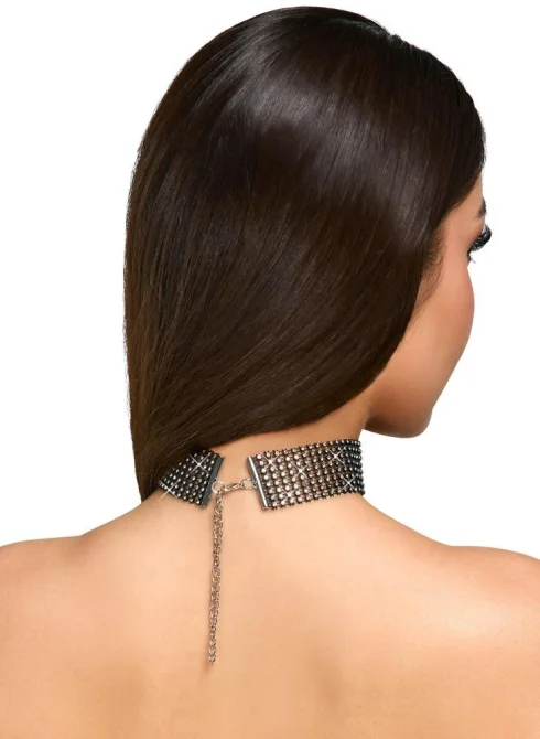 Cottelli Accessoires Choker - obojek z kamínků