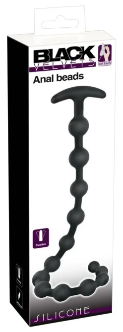 Black Velvets XL Anální korále 50 cm
