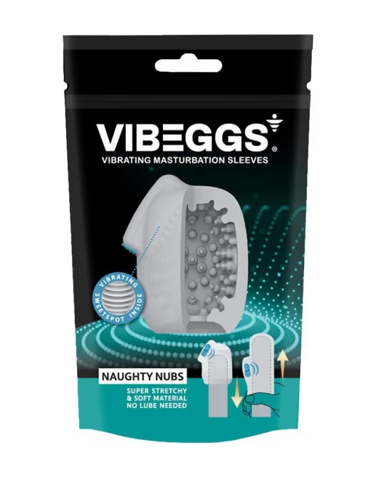 VIBEGGS Naughty Nubs vibrační masturbátor