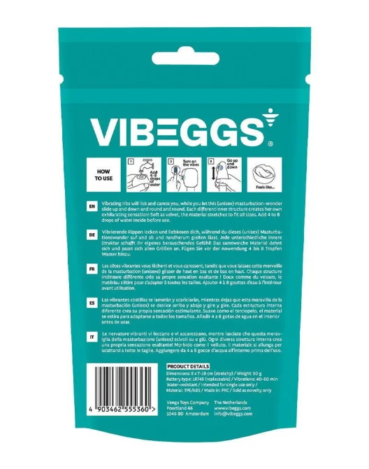 VIBEGGS Naughty Nubs vibrační masturbátor