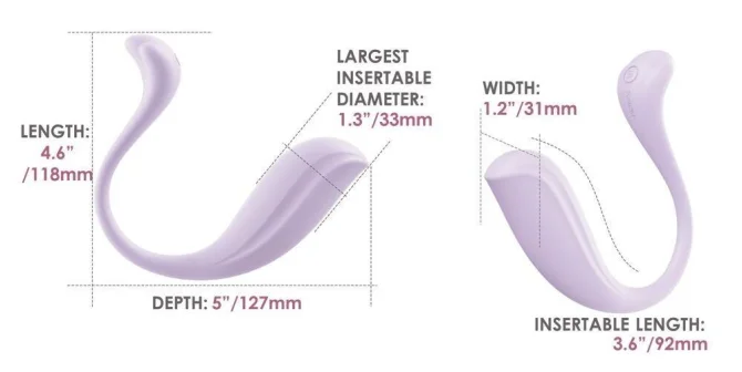 Svakom Phoenix Neo 2 vibrační vajíčko - fialové
