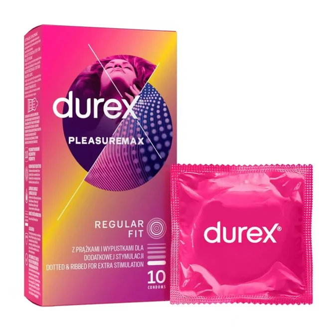 Durex kondomy Pleasuremax 10 ks