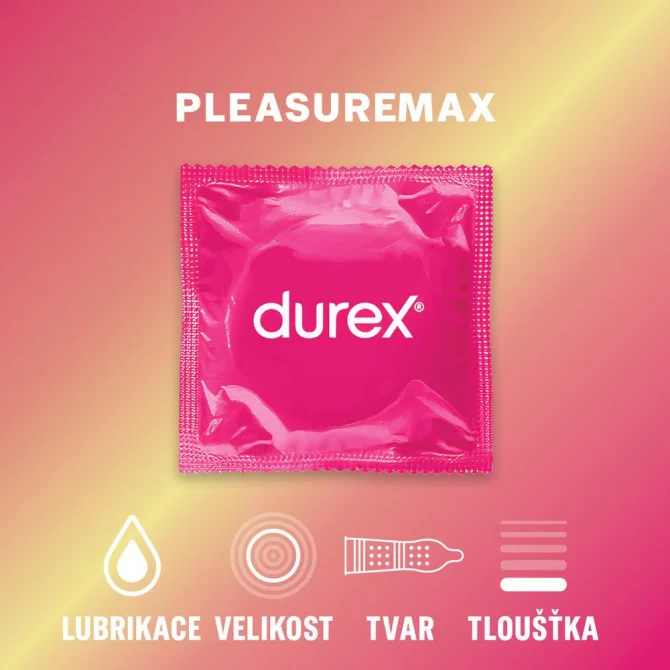 Durex kondomy Pleasuremax 10 ks
