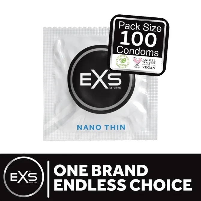EXS Nano Thin kondomy 100 ks