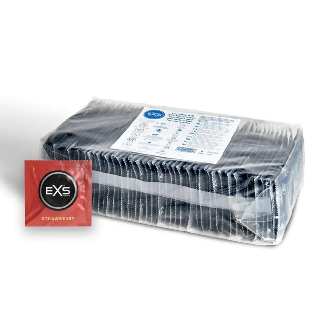 EXS Strawberry kondomy 100 ks