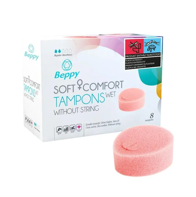 Beppy Wet anatomický pěnový tampon 8 ks