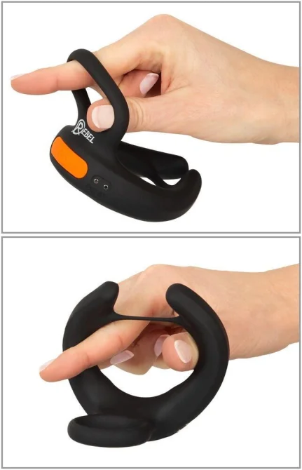 REBEL RC Stimulátor varlat s erekčním kroužkem