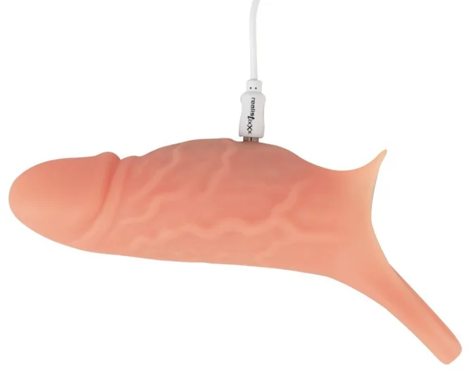 RealistiXXX RealSleeve vibrační návlek na penis uzavřený