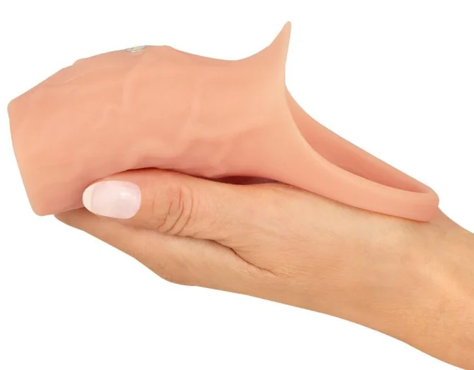 RealistiXXX RealSleeve vibrační návlek na penis otevřený