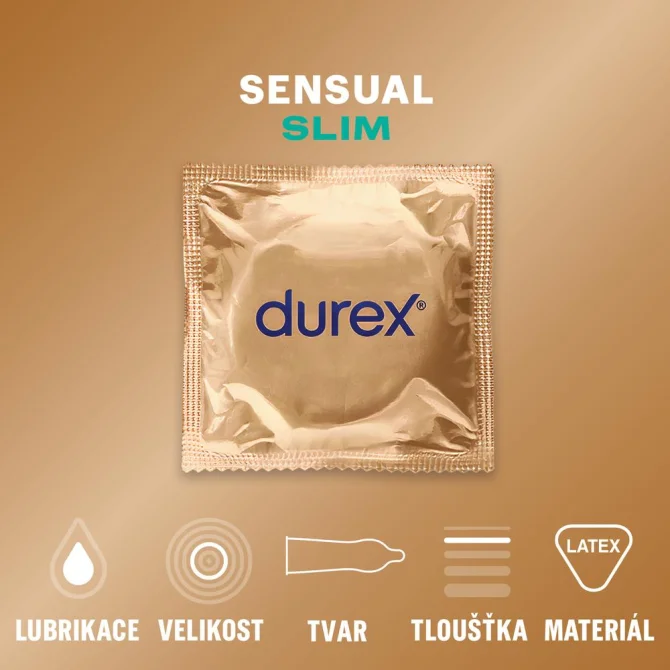 DUREX kondomy Sensual Slim 10 ks