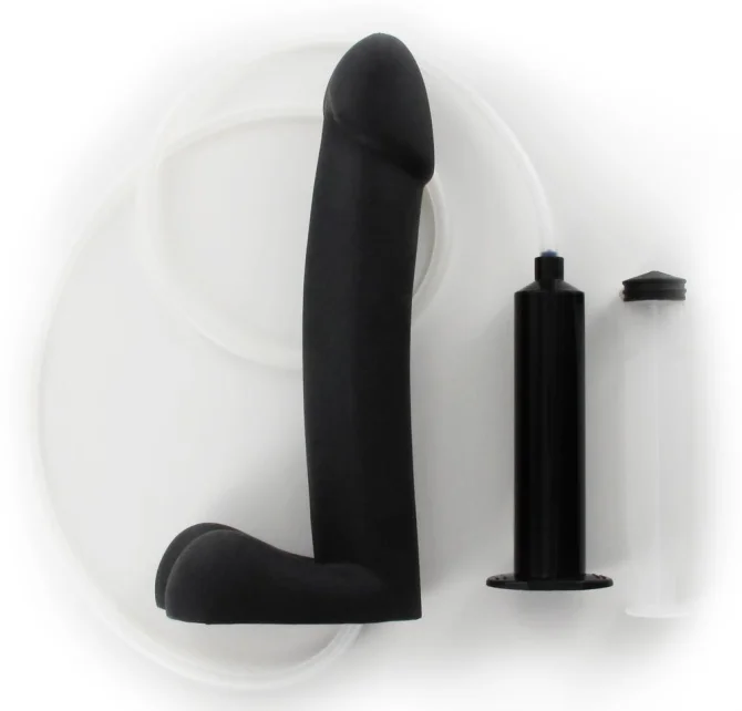 BASIC X Amadeo stříkající dildo černé