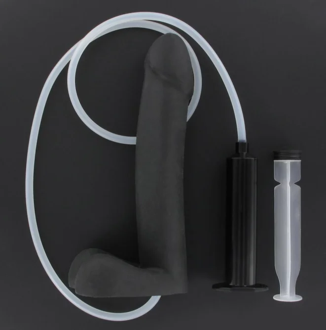 BASIC X Amadeo stříkající dildo černé
