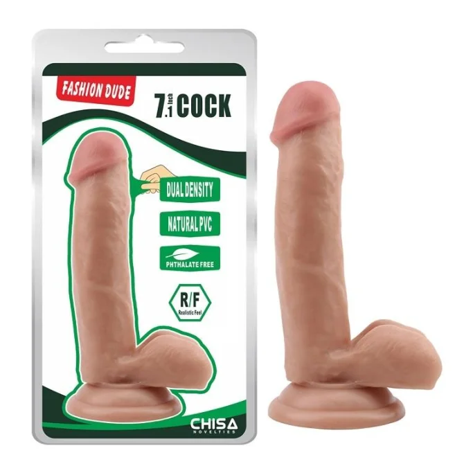 Fashion dude dildo s přísavkou 17,8 cm tělové