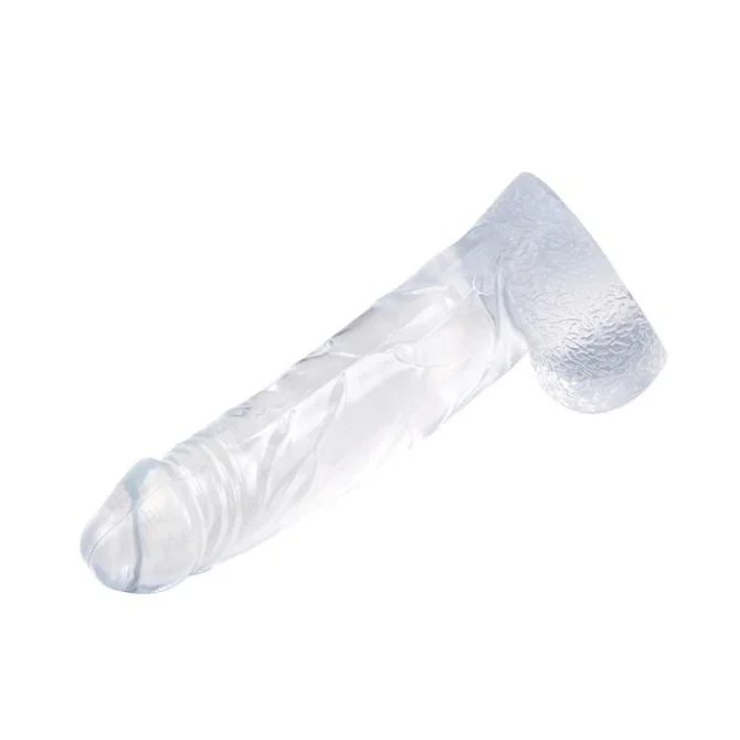 Ding Dong dildo gelové transparentní