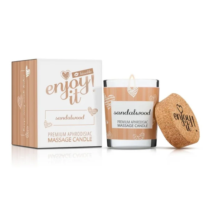 Enjoy it! Masážní svíčka Sandalwood 70 ml
