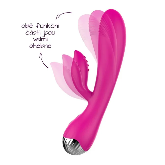 BASIC X Gigolo Plus - dobíjecí vibrátor se stimulátorem klitorisu
