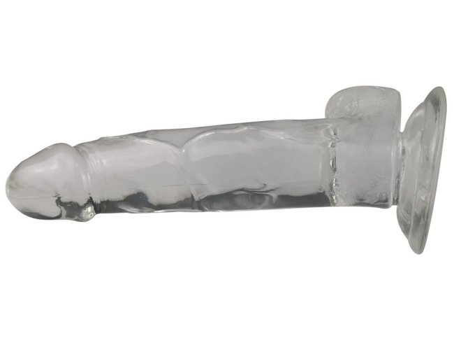 BASIC X Rocco transparentní penis s přísavkou M