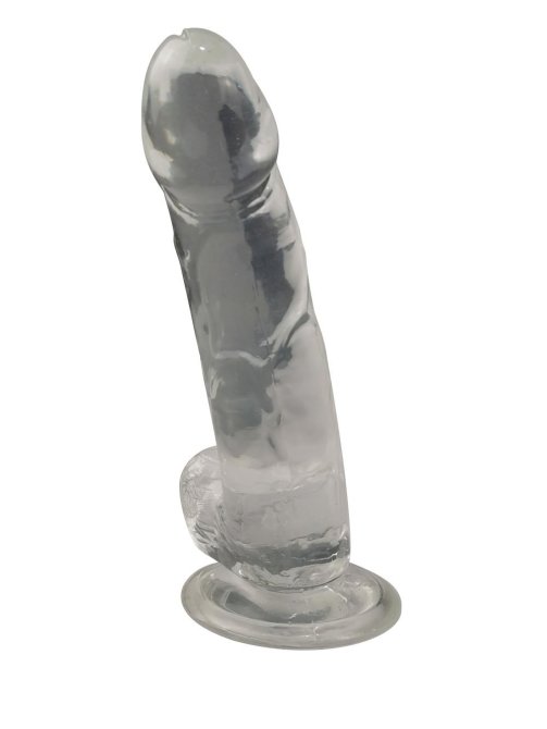 BASIC X Rocco transparentní penis s přísavkou M