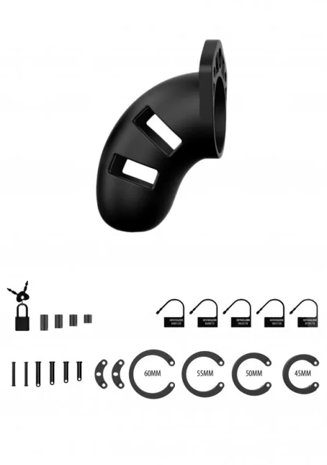 Mancage Model 20 Klec na penis 9 cm - černá