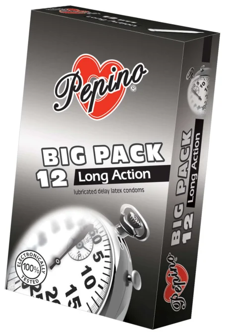 Pepino kondomy Long Action - 12 ks