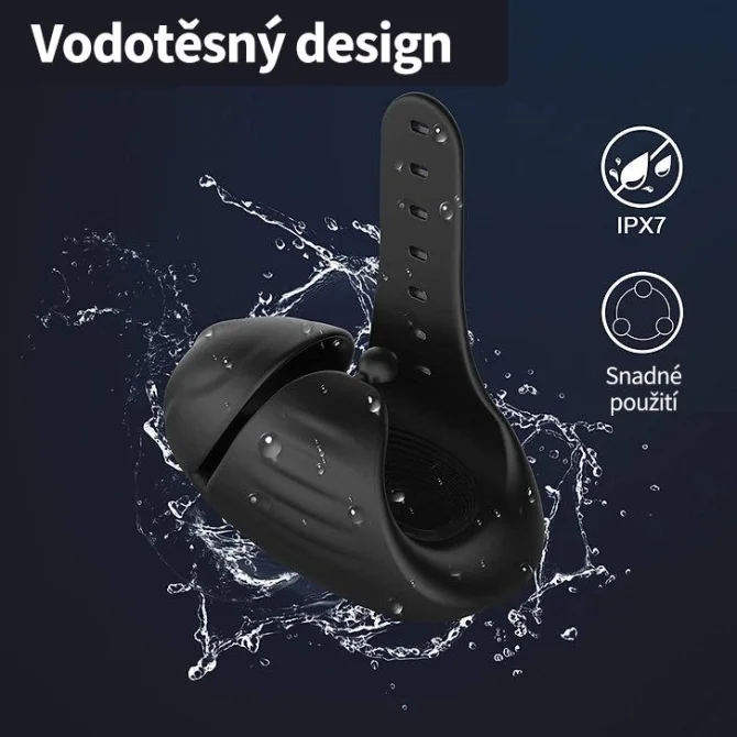 BASIC X Bobby 2 APP vibrační masturbátor s nastavitelným průměrem černý