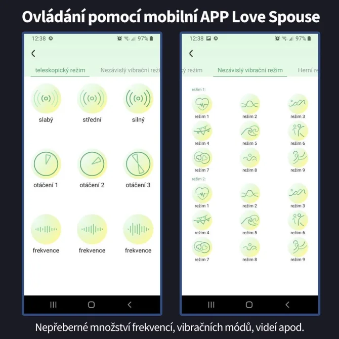 BASIC X Bobby 2 APP vibrační masturbátor s nastavitelným průměrem černý