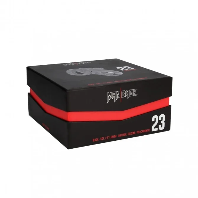 ManCage 23 Klec na penis 6,7 cm - černá