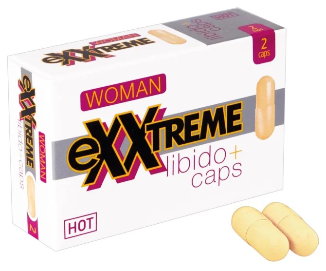 Hot Exxtreme Libido Caps pro ženy - 2 tabl. - doplněk stravy