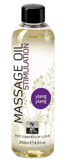 Shiatsu Stimulační masážní olej 250 ml - Ylang ylang