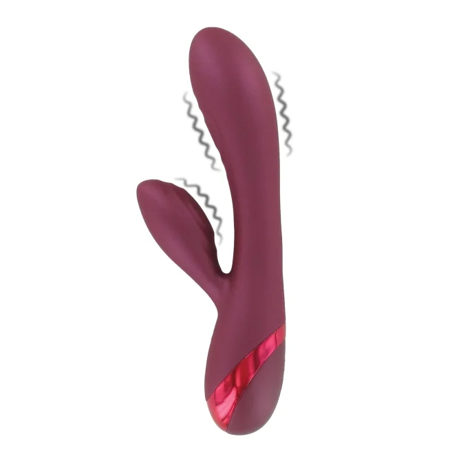 BASIC X Hayden rabbit vibrátor červený