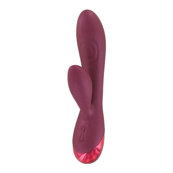 BASIC X Hayden rabbit vibrátor červený