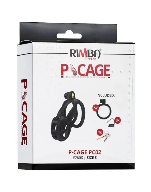 P-CAGE PC02 Klec na penis S - černá