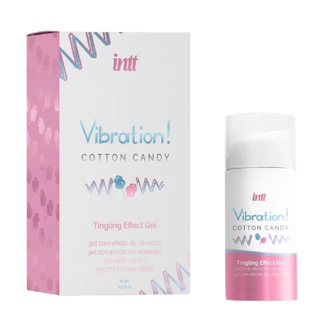 intt Vibration! stimulační gel - Cotton Candy New 15 ml