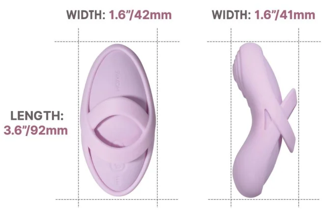 Svakom Echo 2 vibrátor na klitoris - růžový