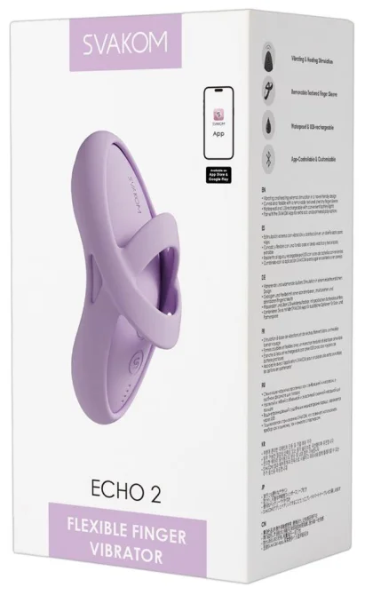 Svakom Echo 2 vibrátor na klitoris - růžový