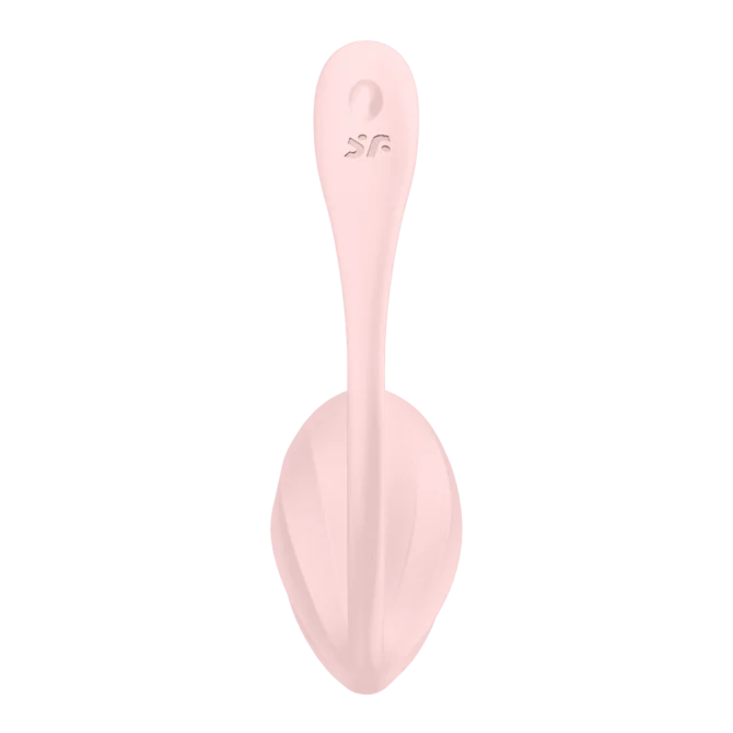 Satisfyer Ribbed Petal vibrační vajíčko - růžové