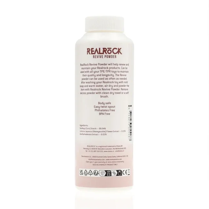 RealRock Pudr na erotické pomůcky 120 g
