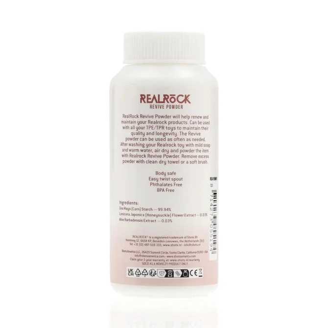 RealRock Pudr na erotické pomůcky 60 g