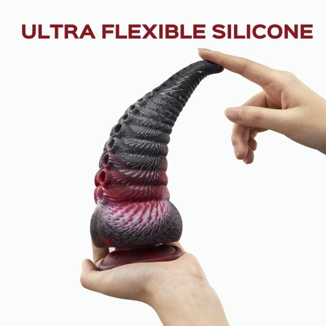 Lava Anální kolík/ dildo 22 cm - červené