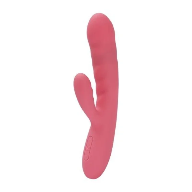Svakom Avery Rabbit vibrátor s pulzacemi - růžový